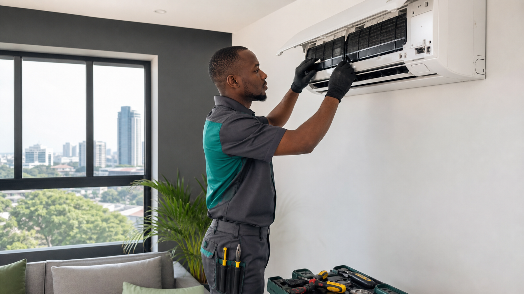HVAC services website preview